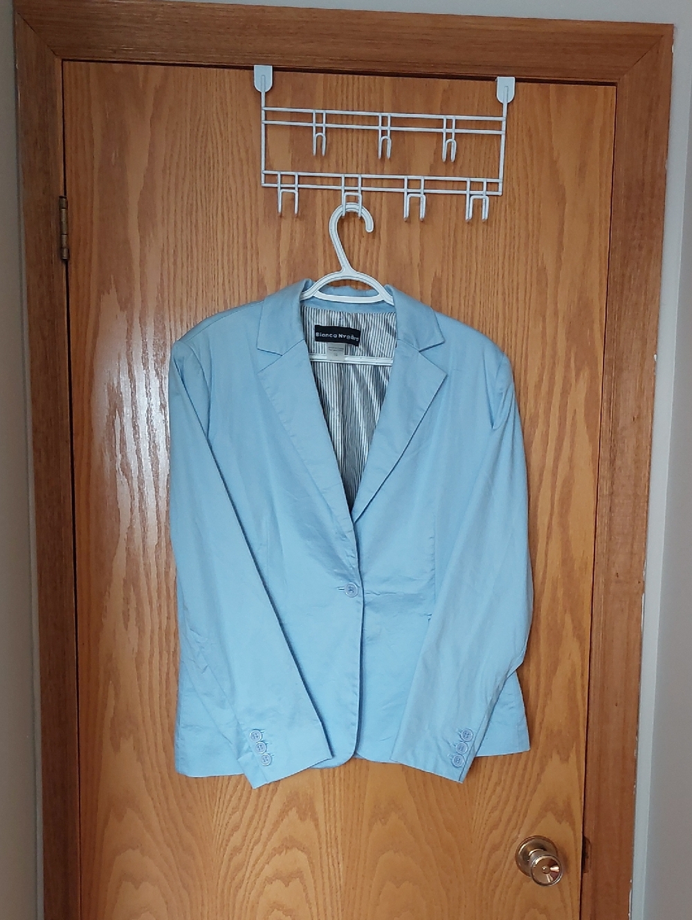 Bianca Nygard Light Blue Women's Blazer